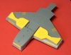 Omask 74848 Fairey Fulmar wheel bay plugs (for Trumpeter 05822 ) 1/48